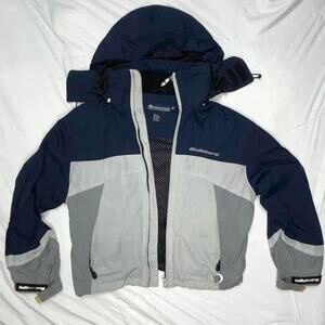 Mens Vintage Y2k Billabong Work Jacket w/detachable hoodie. [Size M]